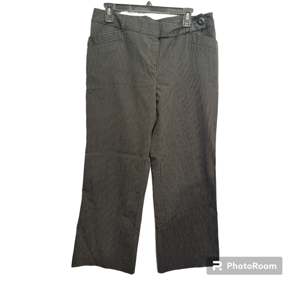 AB Studio Pants in Black an white Pin Stripe.  Size 10